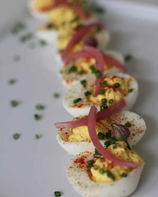 Charapita Deviled Eggs