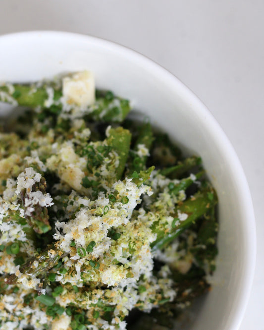 Spicy Macerated Asparagus Salad