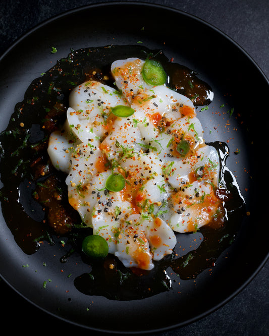 SPICY SCALLOP CRUDO