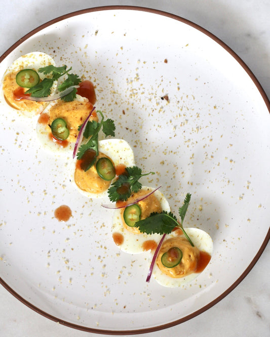 Spicy Deviled Eggs