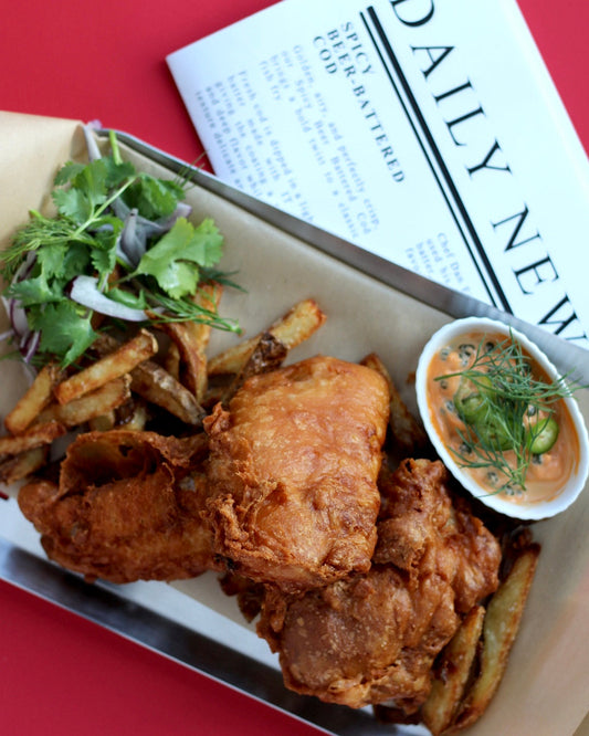 Spicy Beer Battered Cod